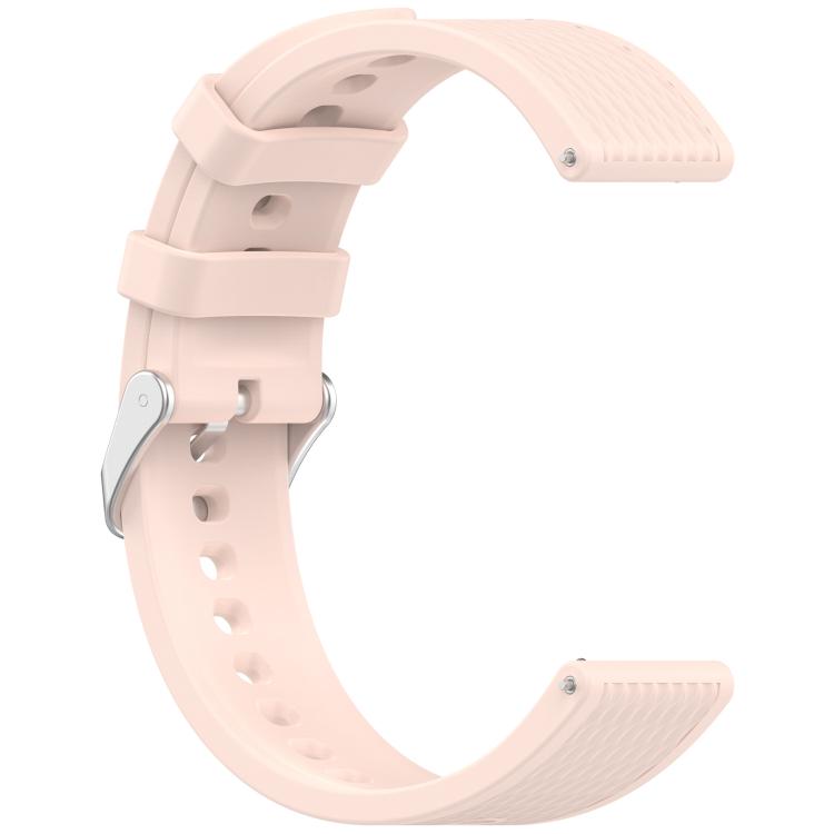 For OnePlus Watch 3 43mm Rhombic Texture Groove Silicone Watch Band(Light Pink) - free shipping - PMC TechLife - Order now!