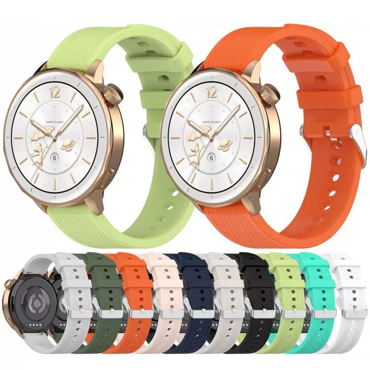 For OnePlus Watch 3 43mm Rhombic Texture Groove Silicone Watch Band(Light Pink) - free shipping - PMC TechLife - Order now!