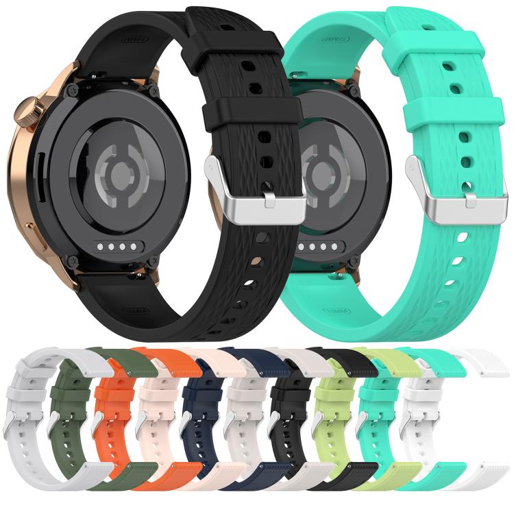 For OnePlus Watch 3 43mm Rhombic Texture Groove Silicone Watch Band(Teal) - free shipping - PMC TechLife - Order now!