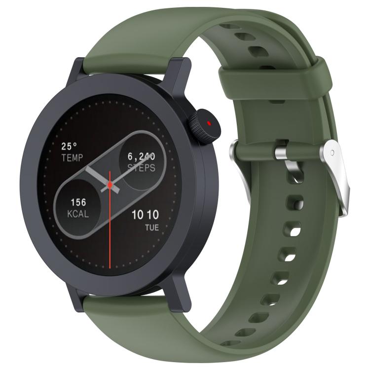 For CMF Watch 3 Pro / CMF Watch Pro2 Solid Color Silicone Watch Band(Dark Green) - free shipping - PMC TechLife - Order now!