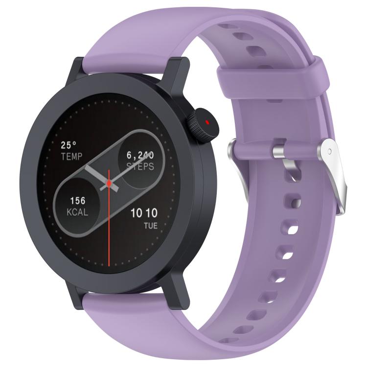 For CMF Watch 3 Pro / CMF Watch Pro2 Solid Color Silicone Watch Band(Light Purple) - free shipping - PMC TechLife - Order now!