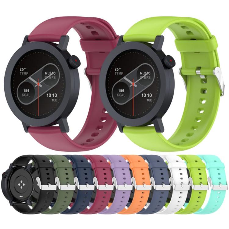 For CMF Watch 3 Pro / CMF Watch Pro2 Solid Color Silicone Watch Band(Wine Red) - free shipping - PMC TechLife - Order now!