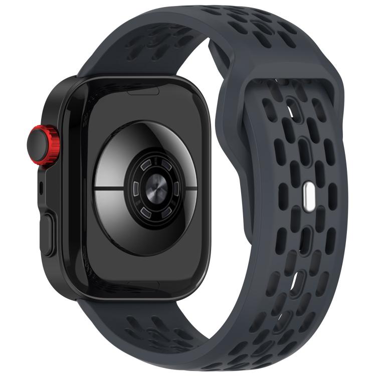 For Huawei Watch Fit4 / Fit4 Pro / Fit3 Mesh Silver Reverse Steel Buckle Silicone Watch Band(Gray) - free shipping - PMC TechLife - Order now!