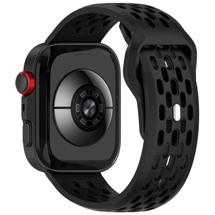 For Huawei Watch Fit4 / Fit4 Pro / Fit3 Mesh Silver Reverse Steel Buckle Silicone Watch Band(Black) - free shipping - PMC TechLife - Order now!