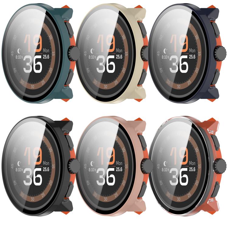 For Suunto Run Tempered Film Integrated PC Watch Protective Cover(Pine Green) - free shipping - PMC TechLife - Order now!