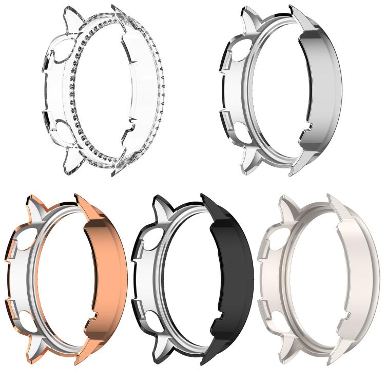 For OnePlus Watch 3 43mm Single Row Diamond Half Coverage Hollow PC Watch Protective Cover(Glossy Starlight Color) - free shipping - PMC TechLife - Order now!