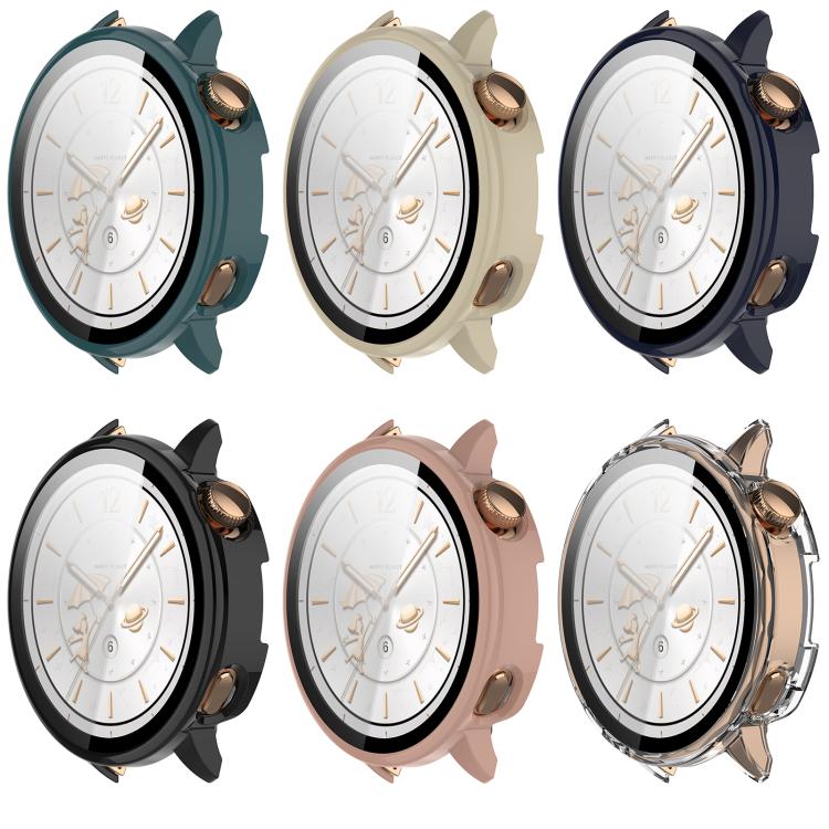 For OnePlus Watch 3 43mm Tempered Film Integrated PC Watch Protective Cover(Ivory White) - free shipping - PMC TechLife - Order now!