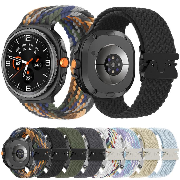 For Samsung Galaxy Watch8 / Watch8 Classic Parachute Buckle Braided Nylon Watch Band(Space Gray) - free shipping - PMC TechLife - Order now!