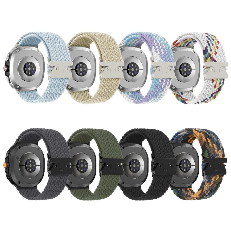 For Samsung Galaxy Watch8 / Watch8 Classic Parachute Buckle Braided Nylon Watch Band(Starlight) - free shipping - PMC TechLife - Order now!