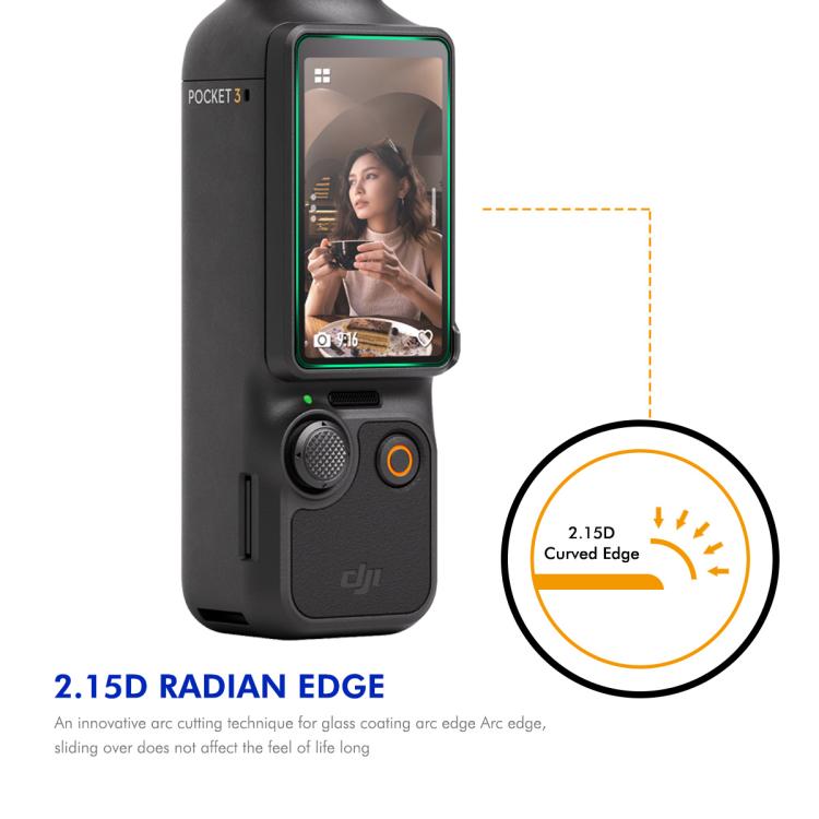 For DJI Osmo Pocket 3 2pcs ENKAY Hat-Prince 0.2mm 9H Tempered Glass Screen Protector Watch Film - free shipping - PMC TechLife - Order now!