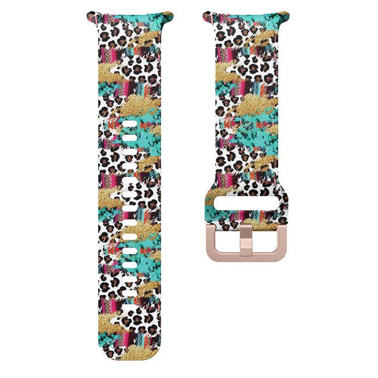 For Samsung Galaxy Watch Ultra 47mm / Ultra 2025 Printed Silicone Watch Band(Colorful Leopard Print) - free shipping - PMC TechLife - Order now!