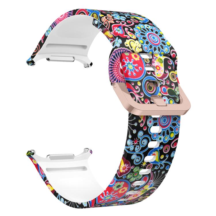 For Samsung Galaxy Watch Ultra 47mm / Ultra 2025 Printed Silicone Watch Band(Colorful Jellyfish) - free shipping - PMC TechLife - Order now!