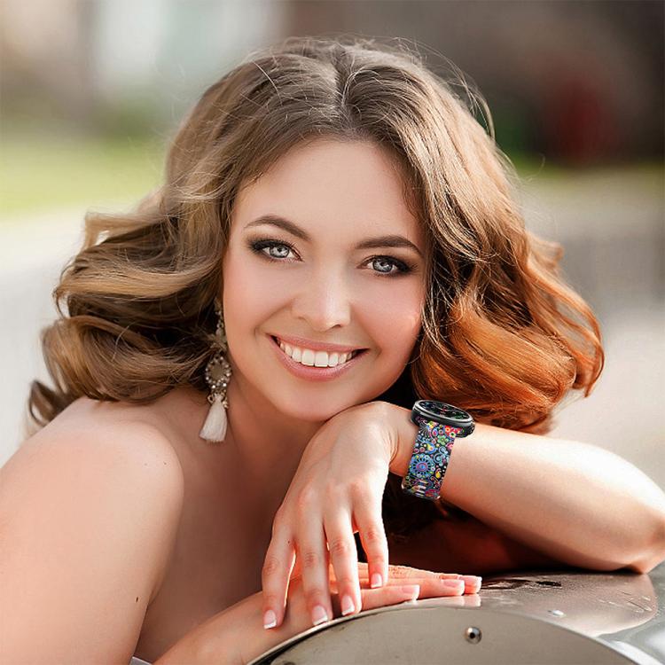 For Samsung Galaxy Watch Ultra 47mm / Ultra 2025 Printed Silicone Watch Band(Colorful Jellyfish) - free shipping - PMC TechLife - Order now!