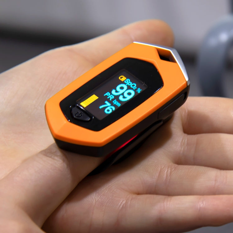 Portable Pulsioximetro Finger spo2 Pulse Oxymeter Blood Oxygen Monitor Saturatiemeter (Orange) - free shipping - PMC TechLife - Order now!