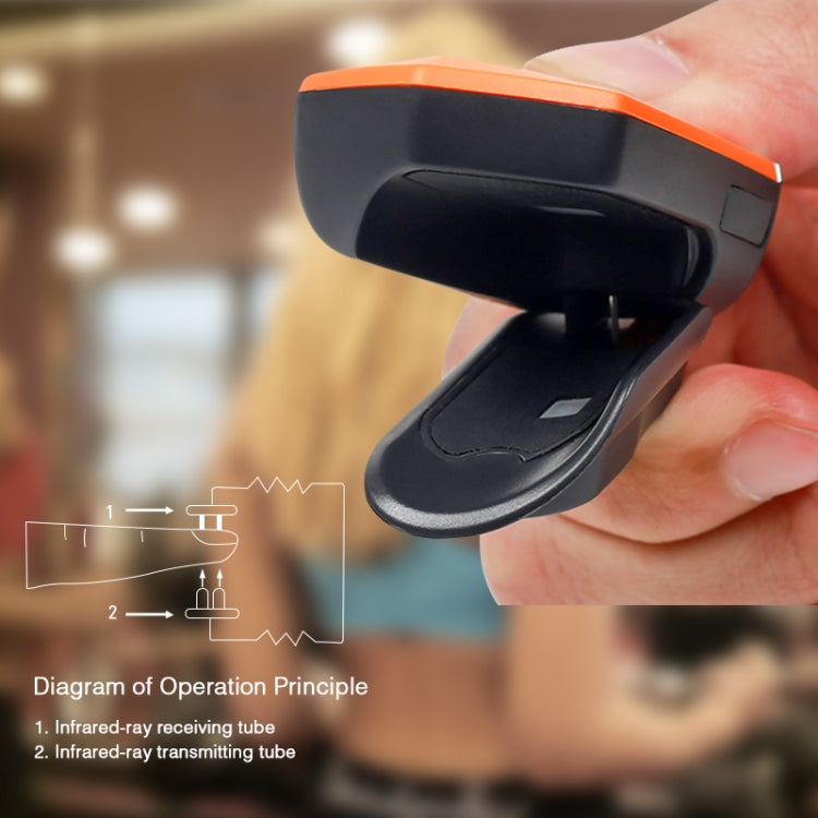 Portable Pulsioximetro Finger spo2 Pulse Oxymeter Blood Oxygen Monitor Saturatiemeter (Orange) - free shipping - PMC TechLife - Order now!