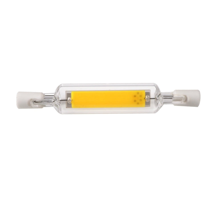 R7S 5W COB LED Lamp Bulb Glass Tube for Replace Halogen Light Spot Light,Lamp Length: 78mm, AC:220v(Cool White) - LED Blubs & Tubes by PMc TechLife | Online Shopping South Africa | PMc TechLife | Buy Now Pay Later Mobicred
