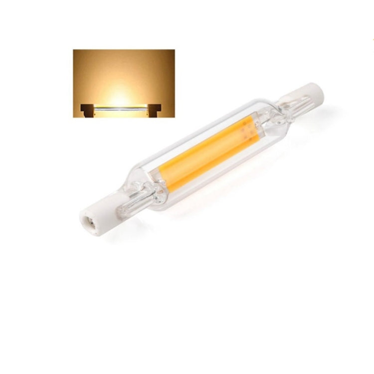 R7S 5W COB LED Lamp Bulb Glass Tube for Replace Halogen Light Spot Light,Lamp Length: 78mm, AC:220v(Cool White) - LED Blubs & Tubes by PMc TechLife | Online Shopping South Africa | PMc TechLife | Buy Now Pay Later Mobicred