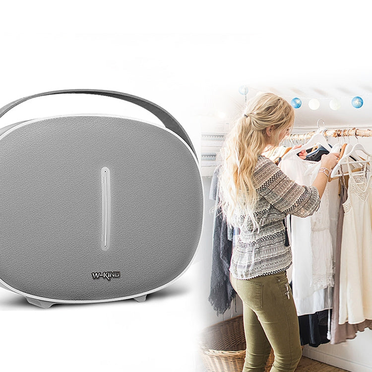 W-KING T8 HIFI Speaker 30W High Power Portable Bluetooth Speaker Wireless with FM Radio for Mobile Bluetooth Speaker(Silver grey) - free shipping - PMC Jewellery - Order now!