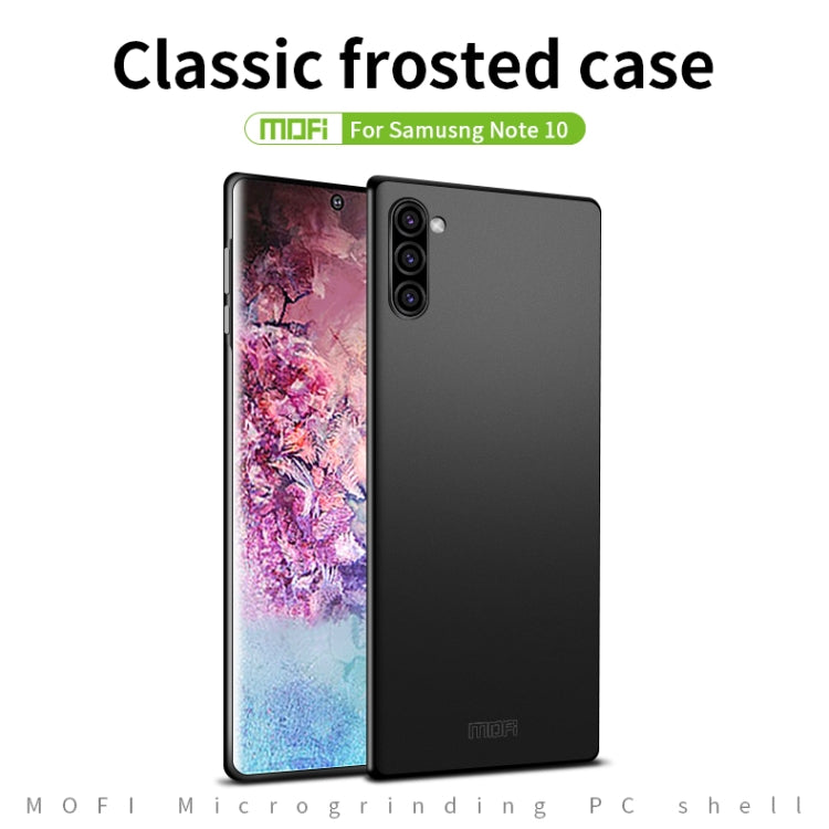 MOFI Frosted PC Ultra-thin Hard Case for Galaxy Note10(Black) - Galaxy Phone Cases by MOFI | Online Shopping South Africa | PMC TechLife