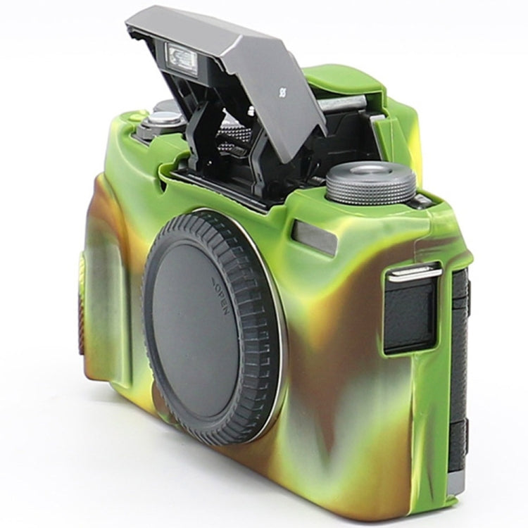 Richwell Soft Silicone TPU Skin Body Rubber Camera Case Bag Full Cover for Fujifilm Fuji X-T100 Digital Camera(Camouflage) - Protective Case by Richwell | Online Shopping South Africa | PMC TechLife | Buy Now Pay Later Mobicred