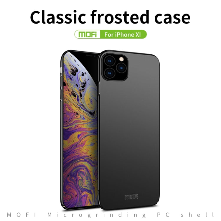 For iPhone 11 Pro MOFI Frosted PC Ultra-thin Hard Case (Gold) - iPhone 11 Pro Cases by MOFI | Online Shopping South Africa | PMC TechLife