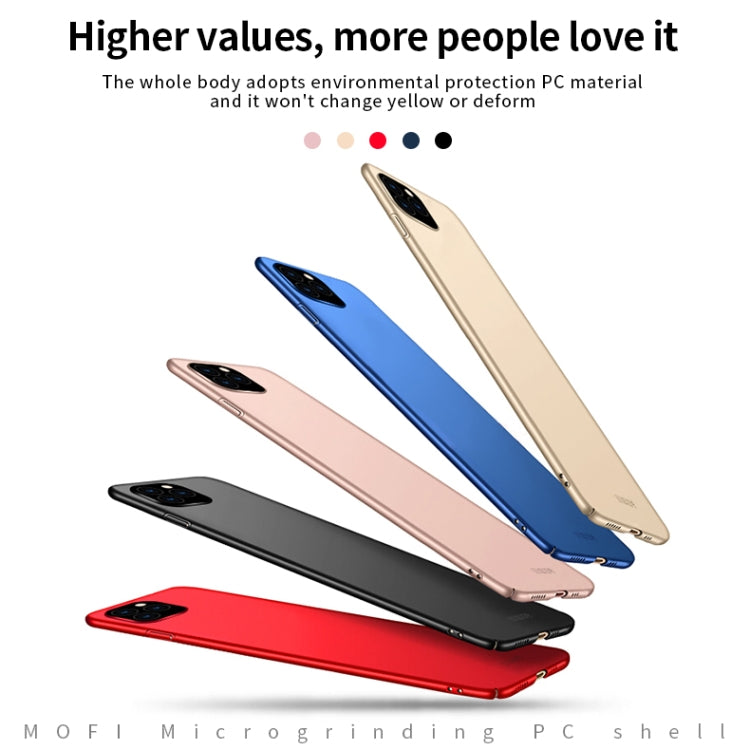 For iPhone 11 Pro MOFI Frosted PC Ultra-thin Hard Case (Rose gold) - iPhone 11 Pro Cases by MOFI | Online Shopping South Africa | PMC TechLife | Buy Now Pay Later Mobicred