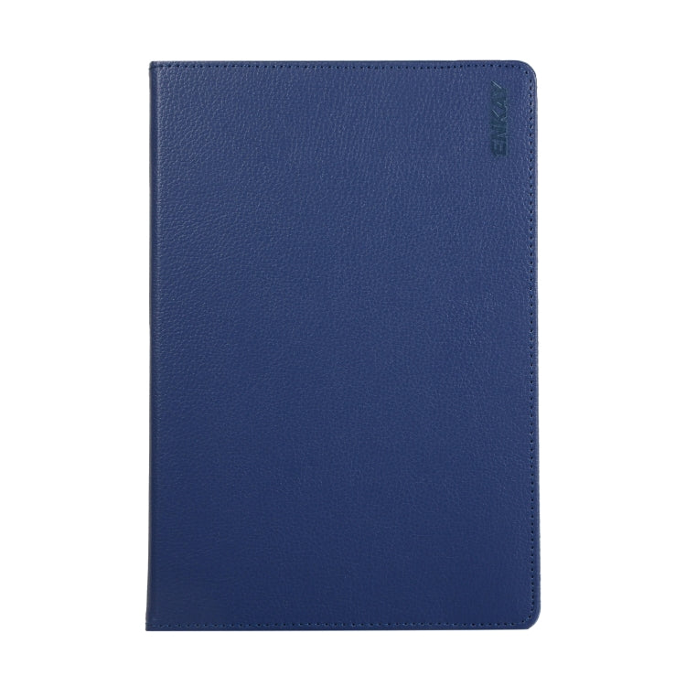 ENKAY 360 Degree Rotation Lichi Texture Leather Case with Holder for Samsung Galaxy Tab S6 10.5 T860 / T865(Dark Blue) - free shipping - PMc TechLife - Order now!