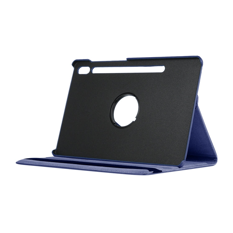 ENKAY 360 Degree Rotation Lichi Texture Leather Case with Holder for Samsung Galaxy Tab S6 10.5 T860 / T865(Dark Blue) - free shipping - PMc TechLife - Order now!