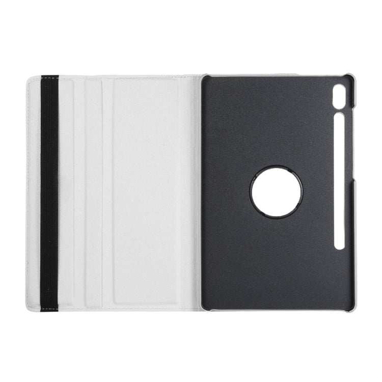 ENKAY 360 Degree Rotation Lichi Texture Leather Case with Holder for Samsung Galaxy Tab S6 10.5 T860 / T865(White) - free shipping - PMc TechLife - Order now!
