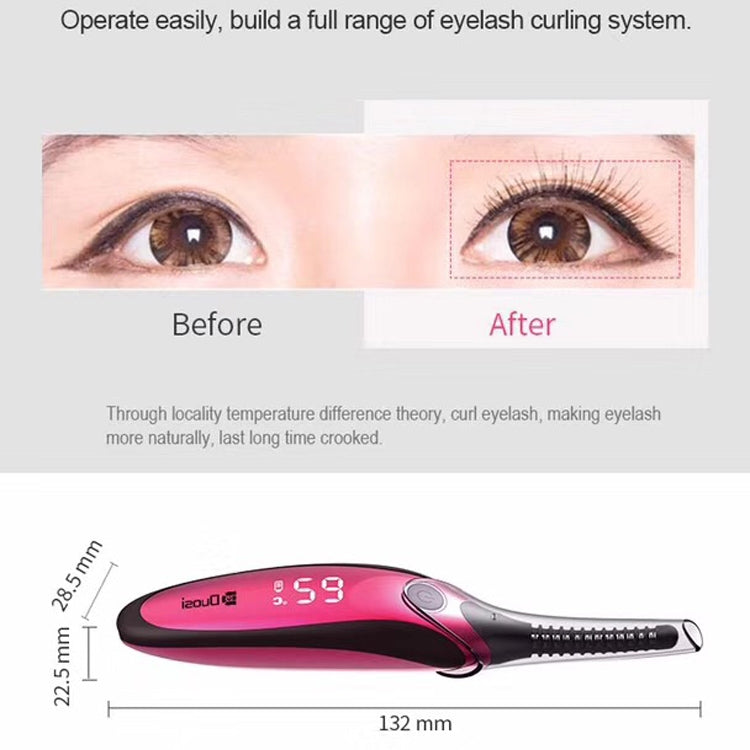 Duosi DY-102 Portable Pen Style Heated Long-Lasting Electric Ironing   Eyelash Curler USB Rechargeable Electric Heated Makeup   Curling Clip - free shipping - PMC TechLife - Order now!