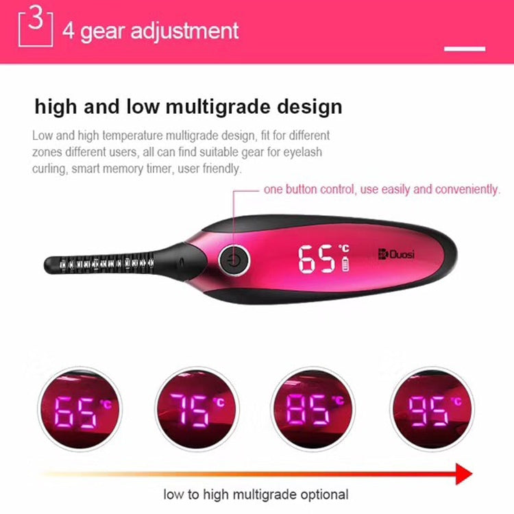 Duosi DY-102 Portable Pen Style Heated Long-Lasting Electric Ironing   Eyelash Curler USB Rechargeable Electric Heated Makeup   Curling Clip - free shipping - PMC TechLife - Order now!