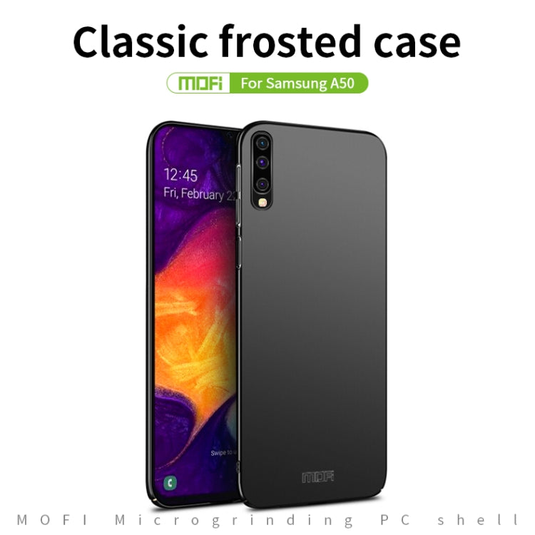 For Galaxy A50 MOFI Frosted PC Ultra-thin Hard Case(Red) - Galaxy Phone Cases by MOFI | Online Shopping South Africa | PMC TechLife