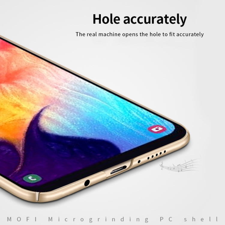 For Galaxy A50 MOFI Frosted PC Ultra-thin Hard Case(Rose gold) - Galaxy Phone Cases by MOFI | Online Shopping South Africa | PMC TechLife