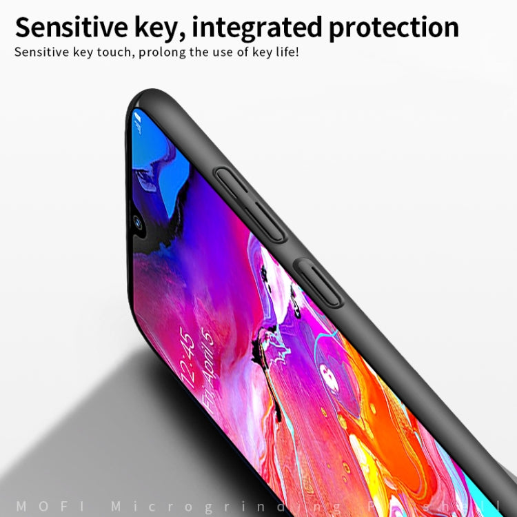 For Galaxy A70 MOFI Frosted PC Ultra-thin Hard Case(Black) - Galaxy Phone Cases by MOFI | Online Shopping South Africa | PMC TechLife | Buy Now Pay Later Mobicred