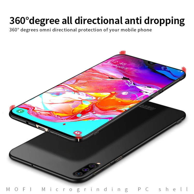 For Galaxy A70 MOFI Frosted PC Ultra-thin Hard Case(Black) - Galaxy Phone Cases by MOFI | Online Shopping South Africa | PMC TechLife | Buy Now Pay Later Mobicred