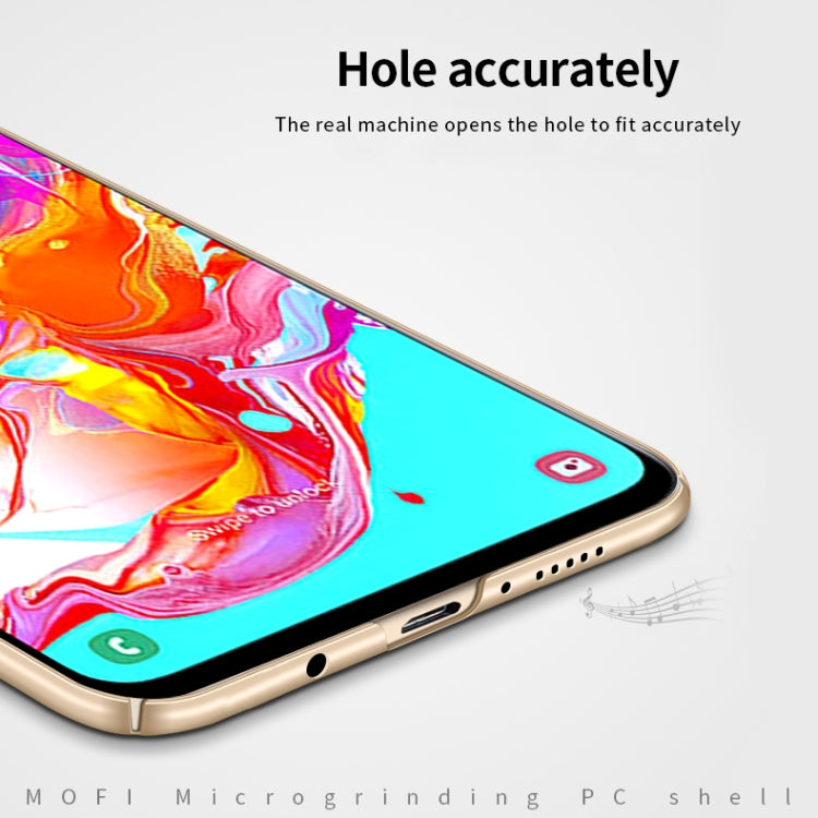 For Galaxy A70 MOFI Frosted PC Ultra-thin Hard Case(Blue) - Galaxy Phone Cases by MOFI | Online Shopping South Africa | PMC TechLife | Buy Now Pay Later Mobicred