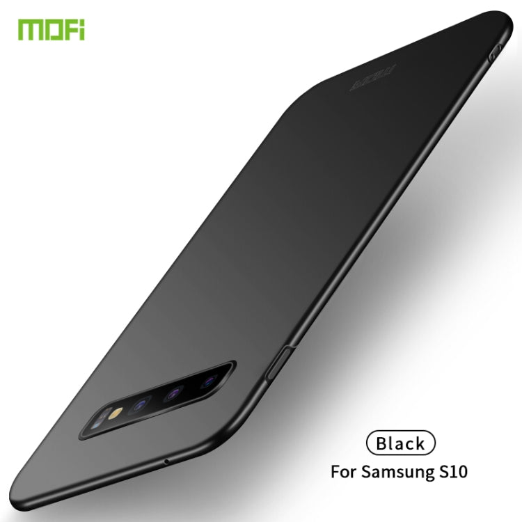 For Galaxy S10 MOFI Frosted PC Ultra-thin Hard Case(Black) - Galaxy Phone Cases by MOFI | Online Shopping South Africa | PMC TechLife