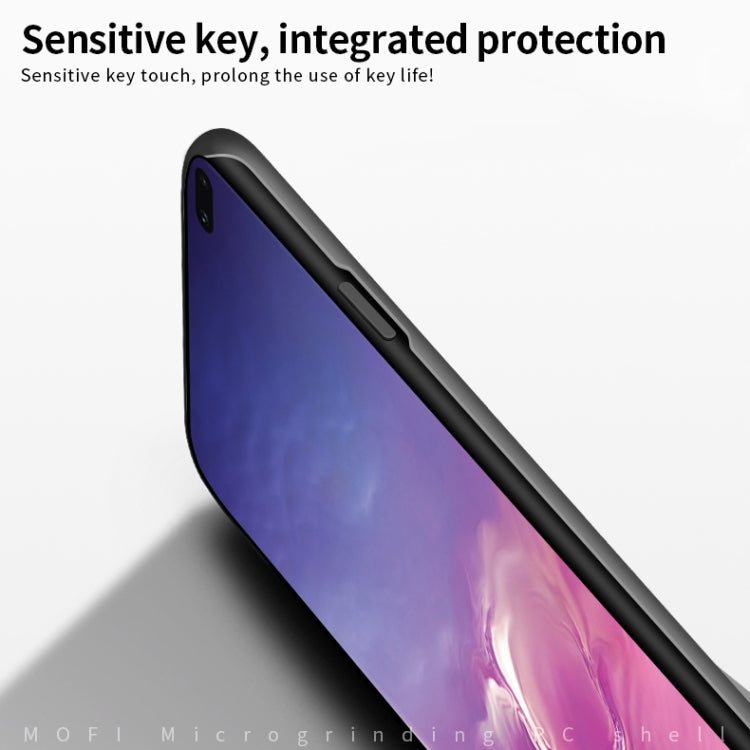 For Galaxy S10+ MOFI Frosted PC Ultra-thin Hard Case(Black) - Galaxy Phone Cases by MOFI | Online Shopping South Africa | PMC TechLife
