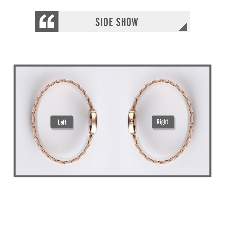 Skmei 1410 Lady Quartz Watch European and American Fashion Watch Business Leisure Steel Belt Lady Watch(Rose Gold) - free shipping - PMC TechLife - Order now!