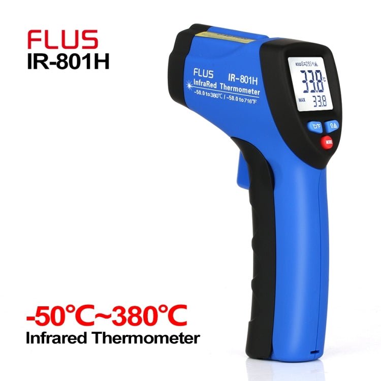 FLUS IR-801H -50～350℃Laser Infrared  Mini Handheld Portable Digital Electronic Outdoor Non-contact Thermometer - free shipping - PMC Jewellery - Order now!