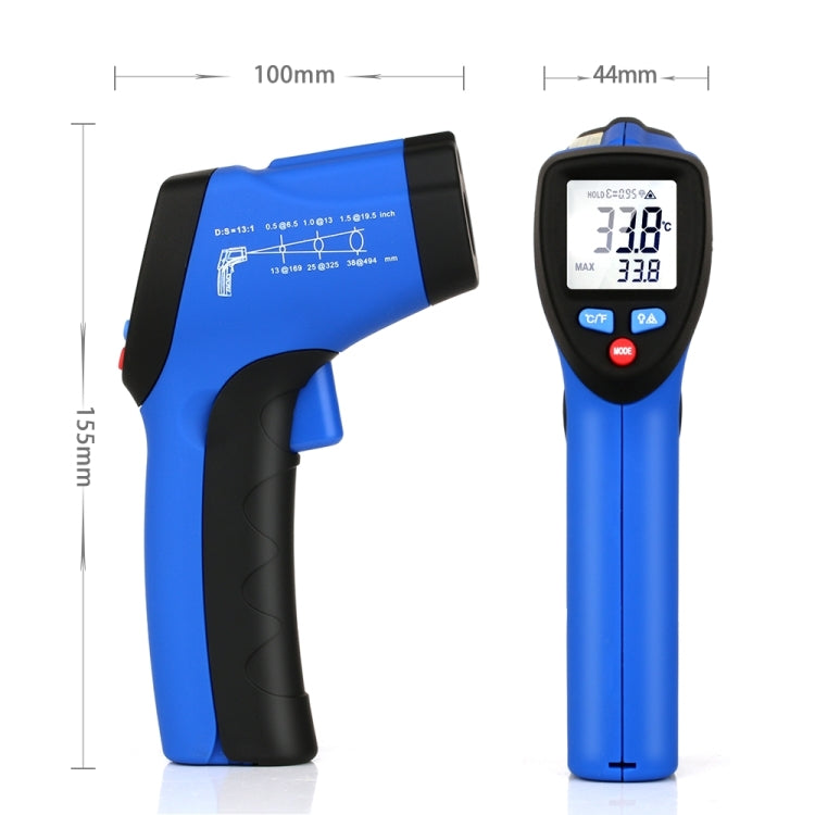 FLUS IR-801H -50～350℃Laser Infrared  Mini Handheld Portable Digital Electronic Outdoor Non-contact Thermometer - free shipping - PMC Jewellery - Order now!
