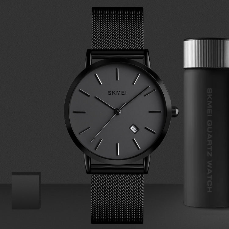 SKMEI 1530 Fashion Europe And America Simple Business Women Wristwatch Elegant Thin Female Student Quartz Watch(Black) - free shipping - PMC TechLife - Order now!