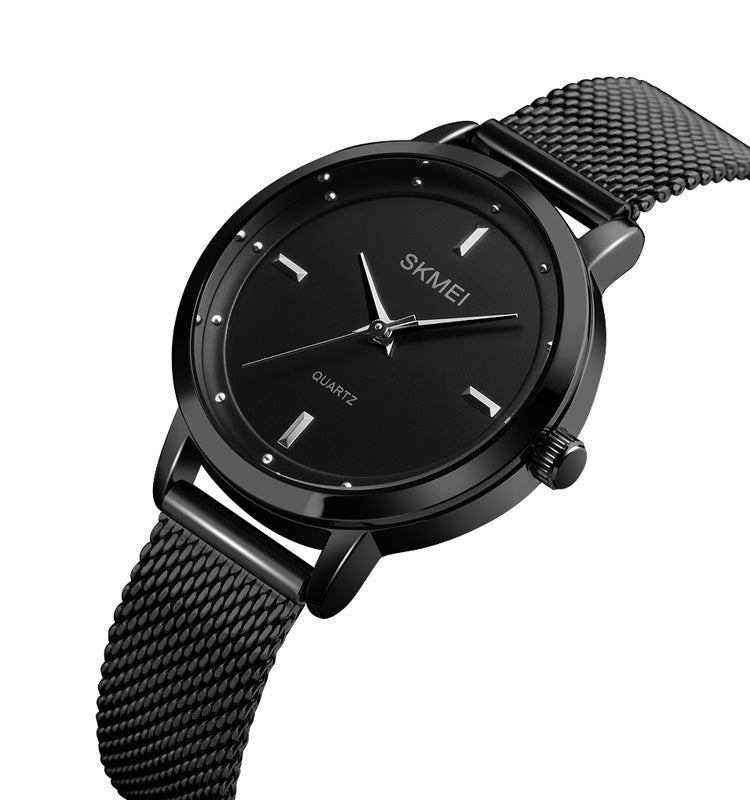 SKMEI 1528 Simple Fashion Lady Watch Casual Netting Scale(Black) - free shipping - PMC TechLife - Order now!