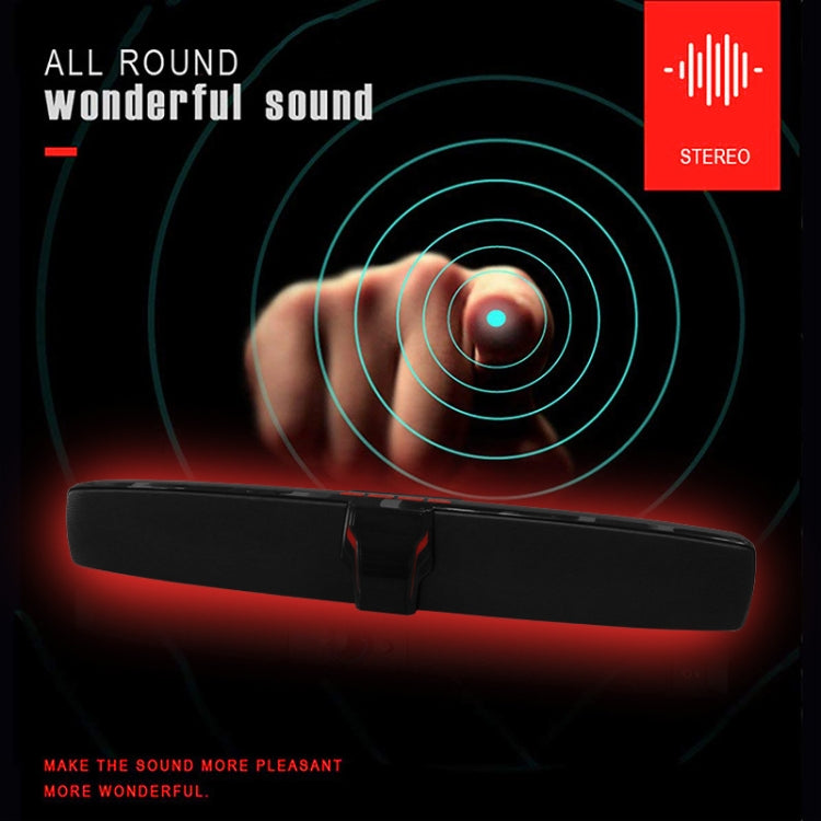 New Rixing NR7017 TWS Portable 10W Stereo Surround Soundbar Bluetooth Speaker with Microphone(Red) - free shipping - PMC Jewellery - Order now!