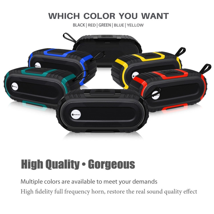 New Rixing NR5016 Wireless Portable Bluetooth Speaker Stereo Sound 10W System Music Subwoofer Column, Support TF Card, FM(Green) - free shipping - PMC Jewellery - Order now!