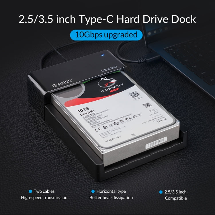 ORICO 6518C3-G2 2.5 / 3.5 inch Type-C Hard Drive Dock - free shipping - PMC Jewellery - Order now!