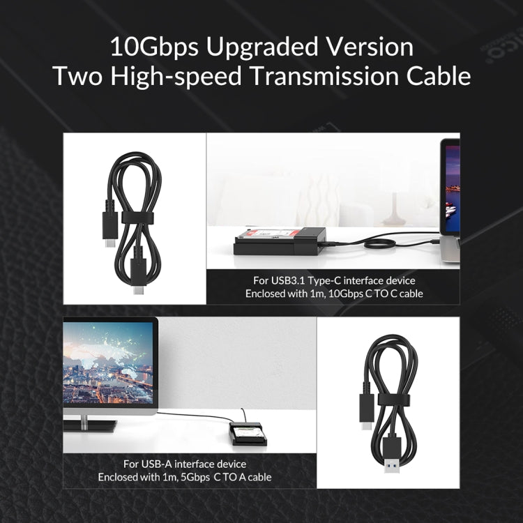 ORICO 6518C3-G2 2.5 / 3.5 inch Type-C Hard Drive Dock - free shipping - PMC Jewellery - Order now!