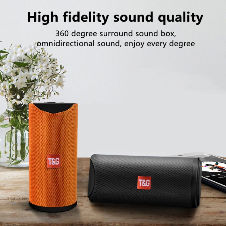 T&G TG113 Portable Bluetooth Speakers Waterproof Stereo Outdoor Loudspeaker MP3 Bass Sound Box with FM Radio(Blue) - free shipping - PMC Jewellery - Order now!