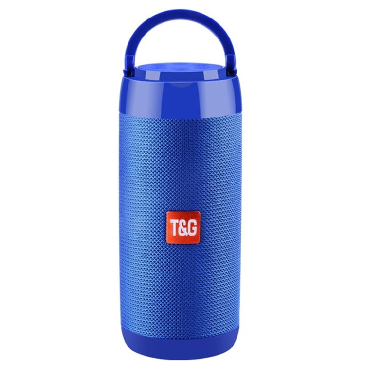 T&G TG113C Column Portable Bluetooth Mini Speaker FM Radio Waterproof Subwoofer Phone Holder Wireless Loundpeakers(Blue) - free shipping - PMC Jewellery - Order now!