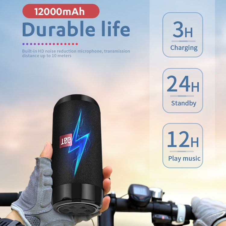 T&G TG113C Column Portable Bluetooth Mini Speaker FM Radio Waterproof Subwoofer Phone Holder Wireless Loundpeakers(Blue) - free shipping - PMC Jewellery - Order now!